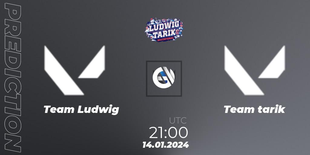 Prognose für das Spiel Team Ludwig VS Team tarik. 14.01.2024 at 21:00. VALORANT - Ludwig x Tarik Invitational 2