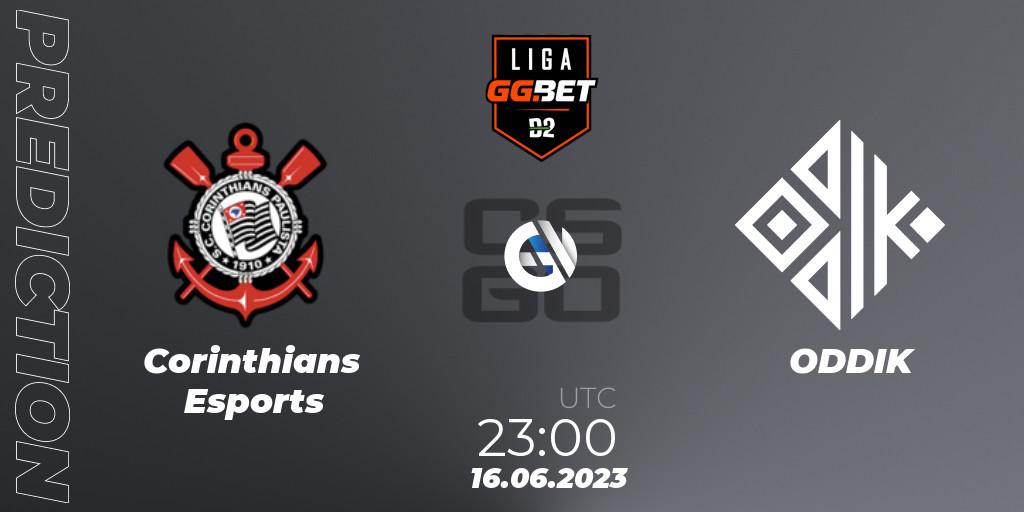 Prognose für das Spiel Corinthians Esports VS ODDIK. 19.06.2023 at 21:00. Counter-Strike (CS2) - Dust2 Brasil Liga Season 1