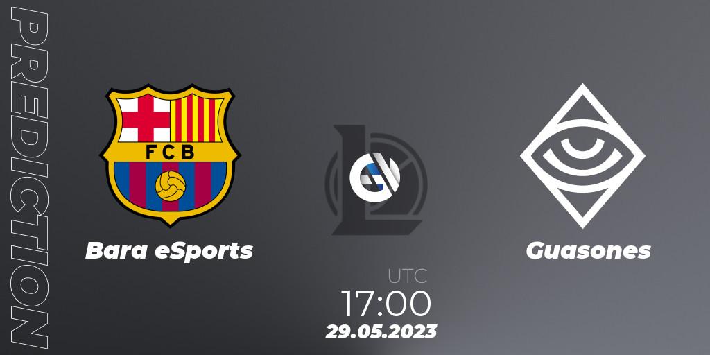 Prognose für das Spiel Barça eSports VS Guasones. 29.05.2023 at 17:00. LoL - Superliga Summer 2023 - Group Stage