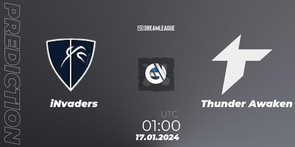 Prognose für das Spiel iNvaders VS Thunder Awaken. 17.01.24. Dota 2 - DreamLeague Season 22: South America Closed Qualifier