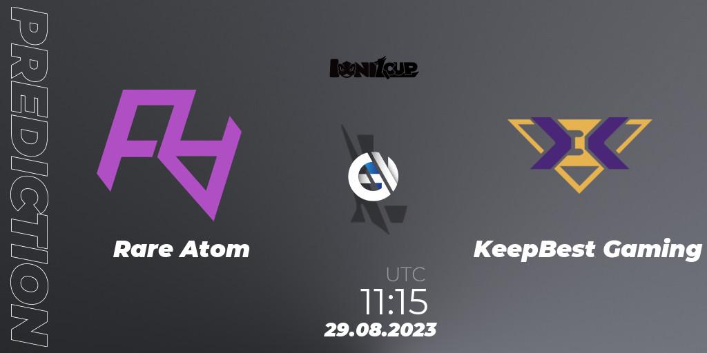 Prognose für das Spiel Rare Atom VS KeepBest Gaming. 29.08.2023 at 11:15. Wild Rift - Ionia Cup 2023 - WRL CN Qualifiers