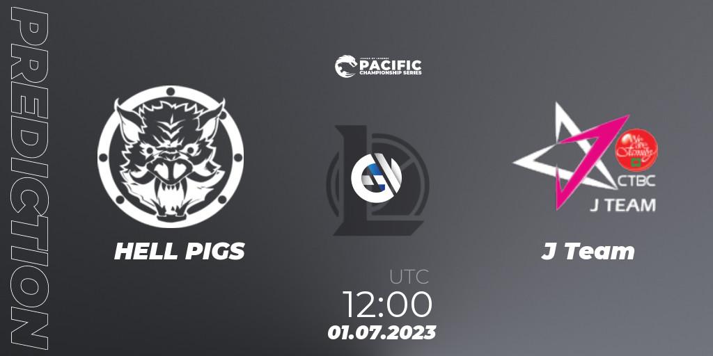Prognose für das Spiel HELL PIGS VS J Team. 01.07.2023 at 12:30. LoL - PACIFIC Championship series Group Stage