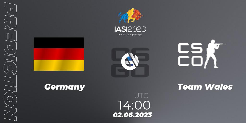Prognose für das Spiel Germany VS Team Wales. 02.06.23. CS2 (CS:GO) - IESF World Esports Championship 2023: Western Europe Qualifier
