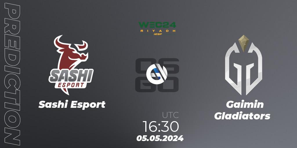 Prognose für das Spiel Sashi Esport VS Gaimin Gladiators. 05.05.2024 at 16:30. Counter-Strike (CS2) - IESF World Esports Championship 2024: Danish Qualifier