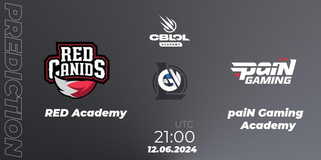 Prognose für das Spiel RED Academy VS paiN Gaming Academy. 12.06.2024 at 21:00. LoL - CBLOL Academy 2024
