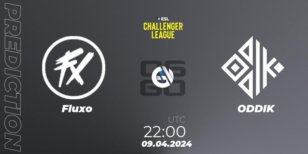 Prognose für das Spiel Fluxo VS ODDIK. 09.04.24. CS2 (CS:GO) - ESL Challenger League Season 47: South America