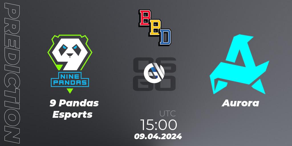Prognose für das Spiel 9 Pandas Esports VS Aurora. 09.04.24. CS2 (CS:GO) - BetBoom Dacha Belgrade 2024: European Qualifier