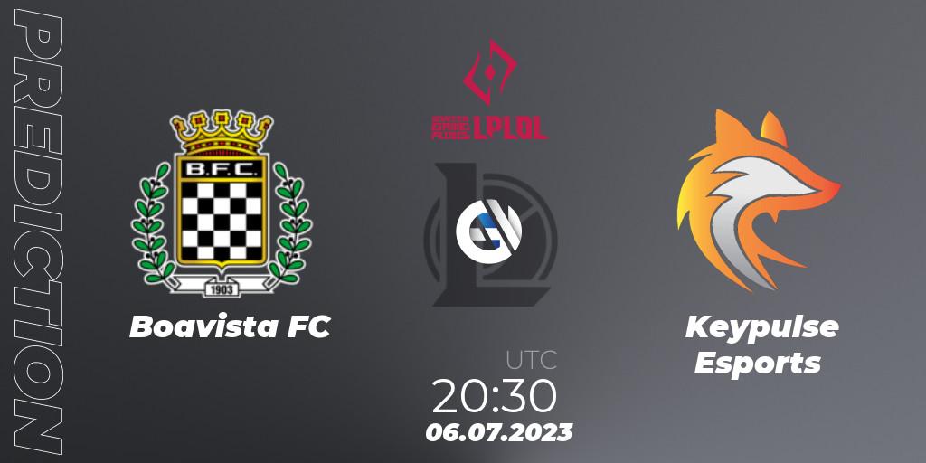 Prognose für das Spiel Boavista FC VS Keypulse Esports. 06.07.2023 at 20:30. LoL - LPLOL Split 2 2023 - Group Stage