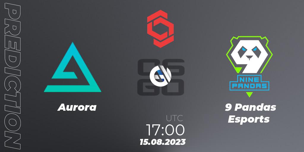 Prognose für das Spiel Aurora VS 9 Pandas Esports. 15.08.2023 at 17:20. Counter-Strike (CS2) - CCT Central Europe Series #7