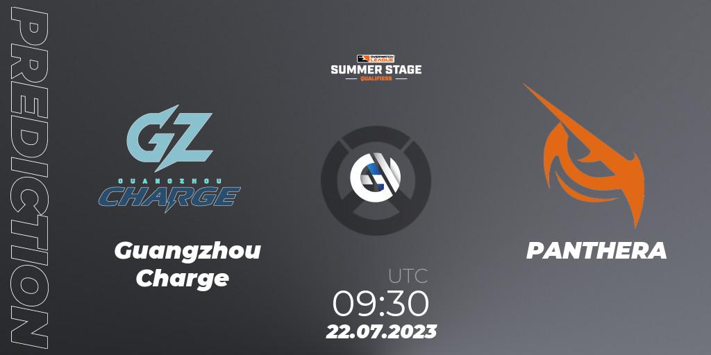 Prognose für das Spiel Guangzhou Charge VS PANTHERA. 22.07.23. Overwatch - Overwatch League 2023 - Summer Stage Qualifiers