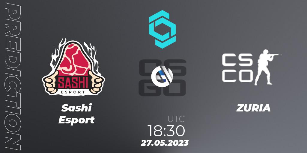 Prognose für das Spiel Sashi Esport VS ZURIA. 27.05.23. CS2 (CS:GO) - CCT North Europe Series 5 Closed Qualifier