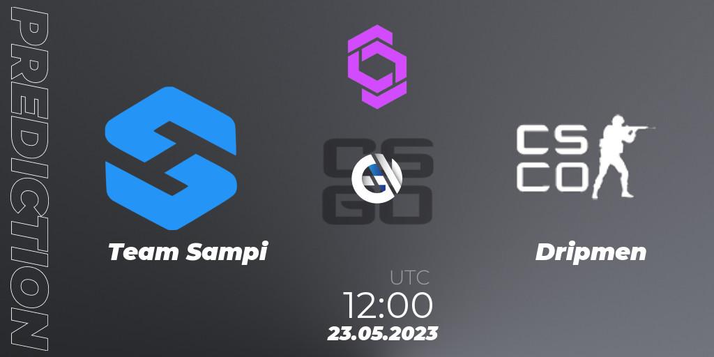 Prognose für das Spiel Team Sampi VS Dripmen. 23.05.23. CS2 (CS:GO) - CCT West Europe Series 4