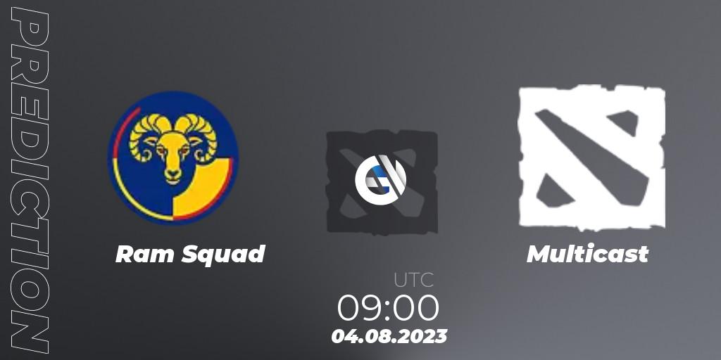 Prognose für das Spiel Ram Squad VS Multicast. 04.08.2023 at 09:06. Dota 2 - European Pro League Season 11