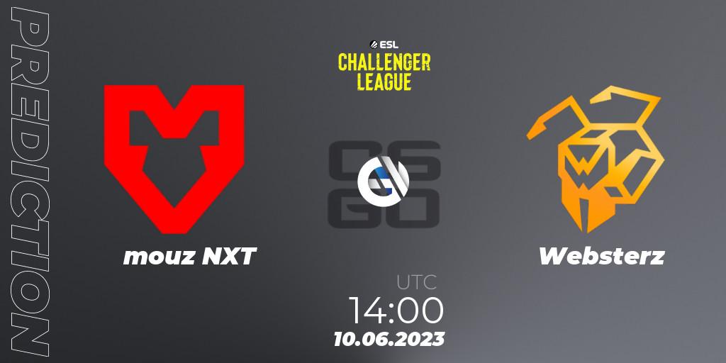 Prognose für das Spiel mouz NXT VS Websterz. 09.06.23. CS2 (CS:GO) - ESL Challenger League Season 45 Europe Relegation
