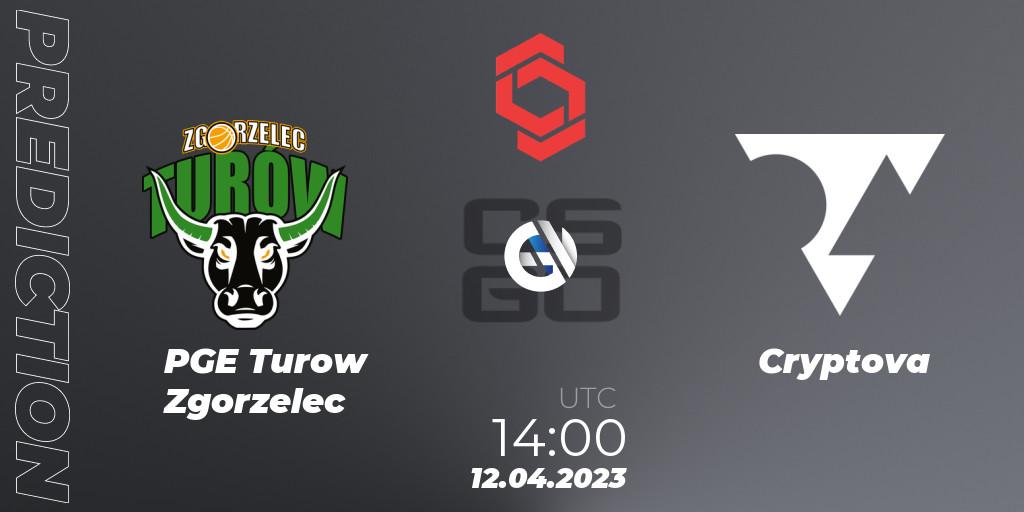 Prognose für das Spiel PGE Turow Zgorzelec VS Cryptova. 12.04.2023 at 14:45. Counter-Strike (CS2) - CCT Central Europe Series #6: Closed Qualifier