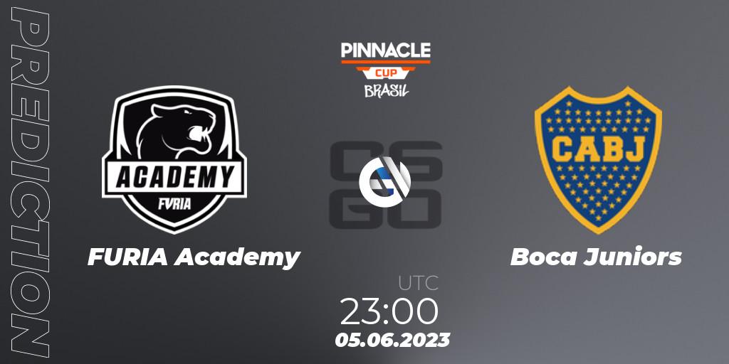 Prognose für das Spiel FURIA Academy VS Boca Juniors. 05.06.23. CS2 (CS:GO) - Pinnacle Brazil Cup 1