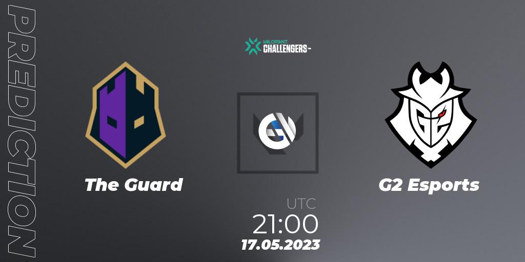 Prognose für das Spiel The Guard VS G2 Esports. 17.05.2023 at 20:55. VALORANT - VCL North America Split 2 2023 Group B