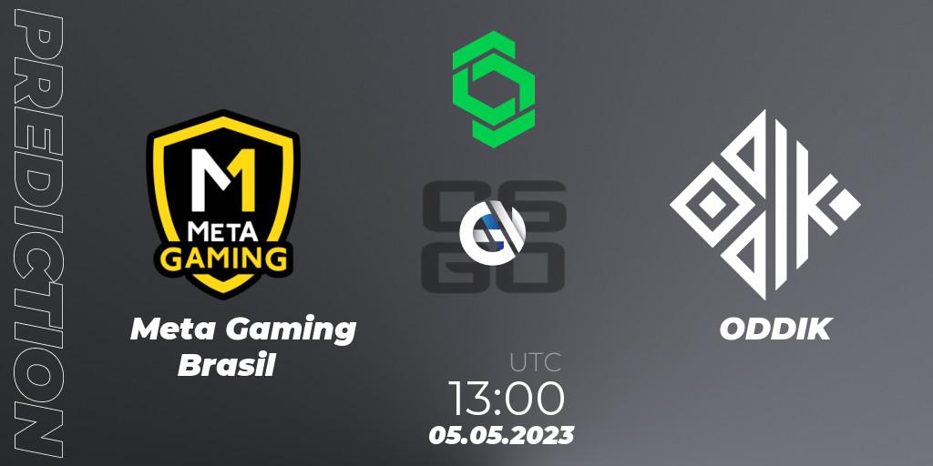 Prognose für das Spiel Meta Gaming Brasil VS ODDIK. 05.05.2023 at 13:00. Counter-Strike (CS2) - CCT South America Series #7