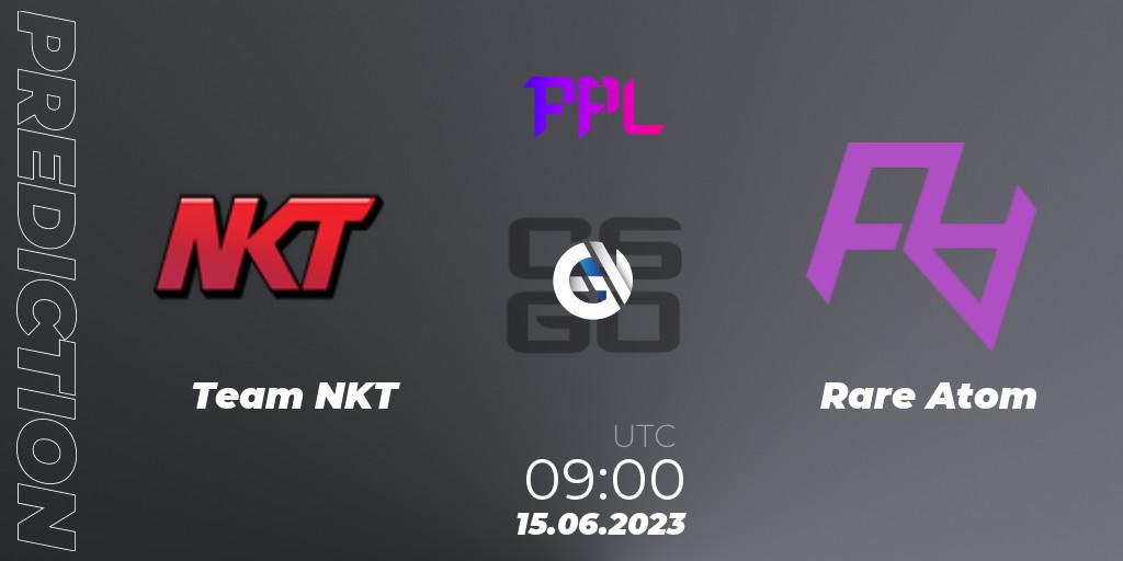 Prognose für das Spiel Team NKT VS Rare Atom. 15.06.23. CS2 (CS:GO) - Perfect World Arena Premier League Season 4