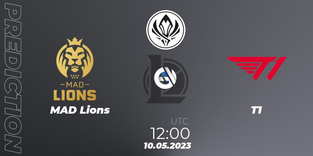 Prognose für das Spiel MAD Lions VS T1. 10.05.23. LoL - MSI 2023 - Playoff