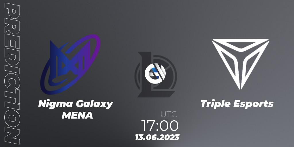 Prognose für das Spiel Nigma Galaxy MENA VS Triple Esports. 13.06.23. LoL - Arabian League Summer 2023 - Group Stage