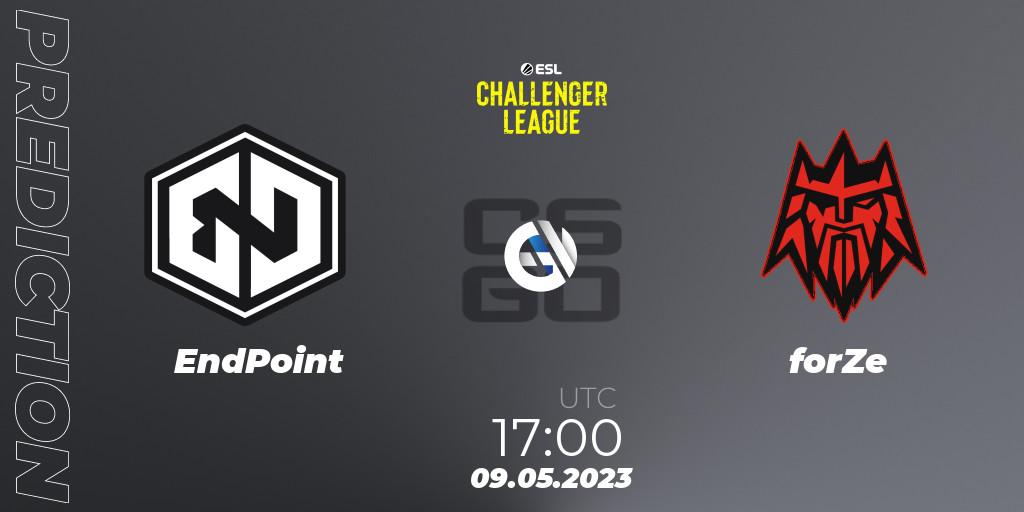 Prognose für das Spiel EndPoint VS forZe. 16.05.23. CS2 (CS:GO) - ESL Challenger League Season 45: Europe