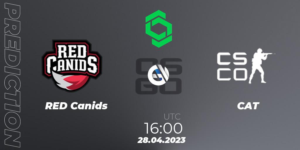 Prognose für das Spiel RED Canids VS CAT. 28.04.2023 at 16:00. Counter-Strike (CS2) - CCT South America Series #7