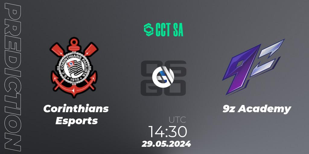 Prognose für das Spiel Corinthians Esports VS 9z Academy. 29.05.2024 at 14:30. Counter-Strike (CS2) - CCT Season 2 South America Series 1