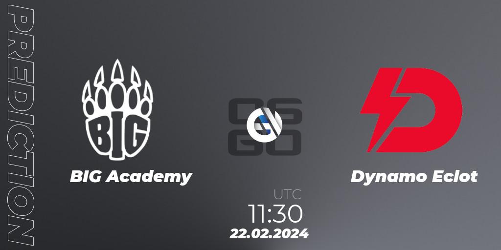 Prognose für das Spiel BIG Academy VS Dynamo Eclot. 22.02.24. CS2 (CS:GO) - European Pro League Season 15: Division 2