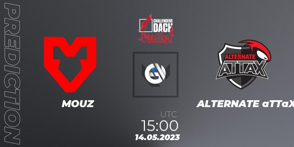 Prognose für das Spiel MOUZ VS ALTERNATE aTTaX. 14.05.2023 at 15:00. VALORANT - VALORANT Challengers 2023 DACH: Evolution Split 2 - Playoffs