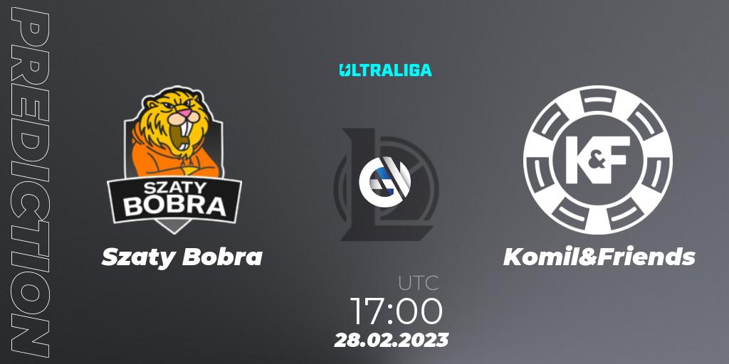 Prognose für das Spiel Szaty Bobra VS Komil&Friends. 22.02.23. LoL - Ultraliga Season 9 - Group Stage