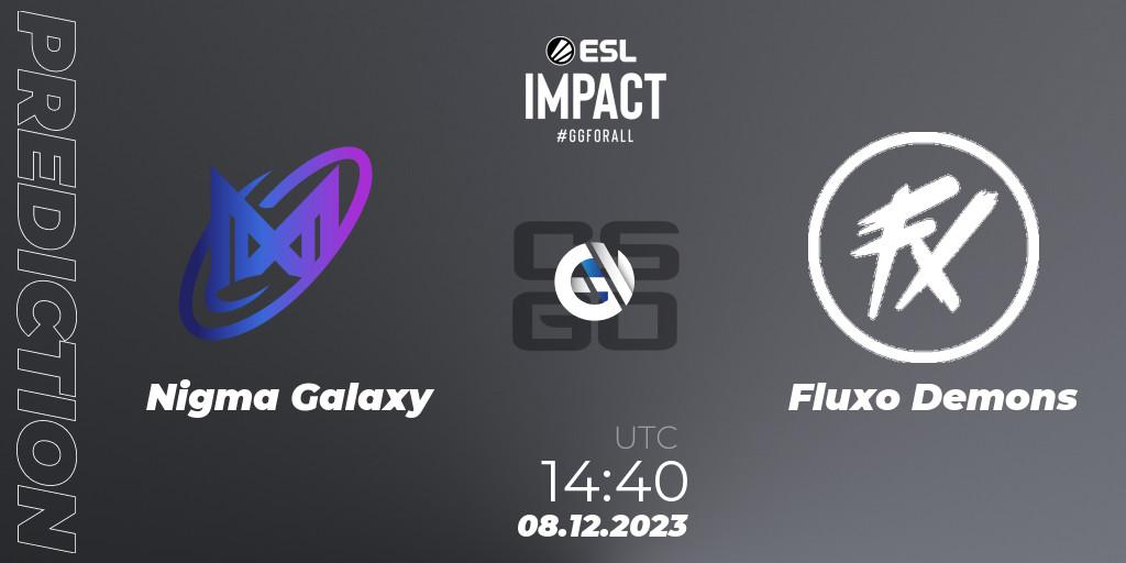 Prognose für das Spiel Nigma Galaxy VS Fluxo Demons. 08.12.23. CS2 (CS:GO) - ESL Impact League Season 4