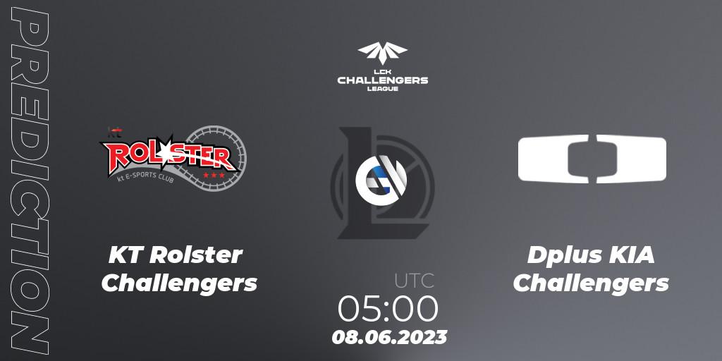 Prognose für das Spiel KT Rolster Challengers VS Dplus KIA Challengers. 08.06.23. LoL - LCK Challengers League 2023 Summer - Group Stage