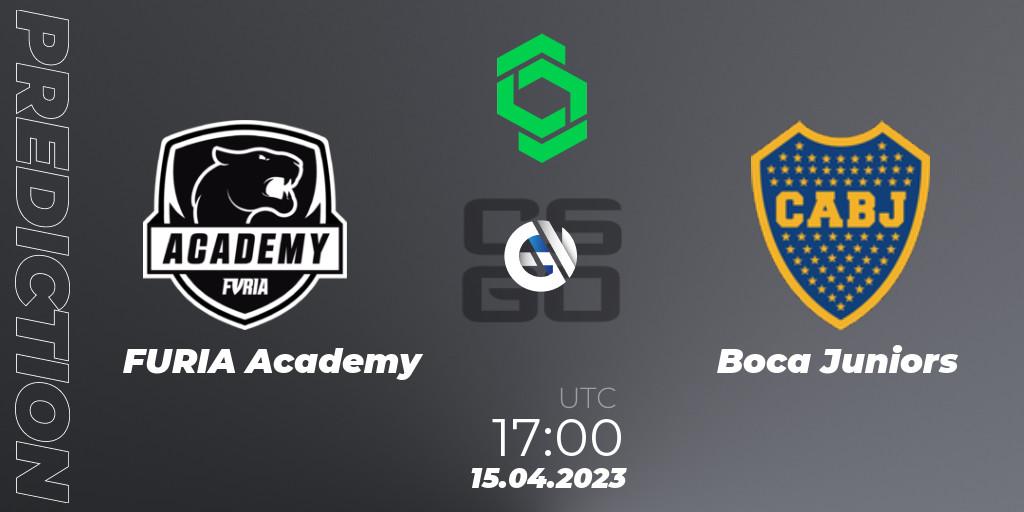 Prognose für das Spiel FURIA Academy VS Boca Juniors. 15.04.23. CS2 (CS:GO) - CCT South America Series #6