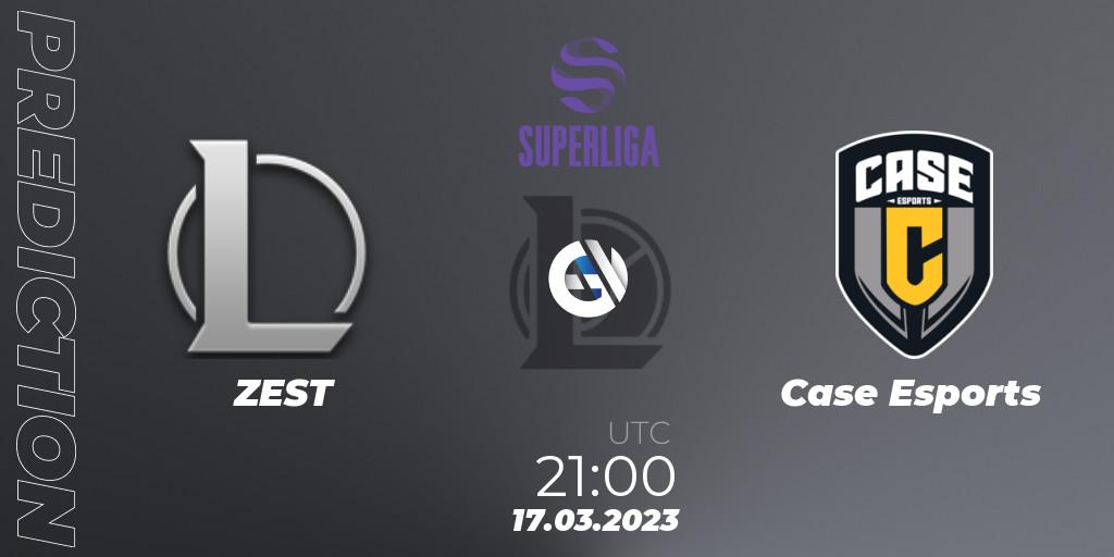 Prognose für das Spiel ZEST VS Case Esports. 17.03.2023 at 21:00. LoL - LVP Superliga 2nd Division Spring 2023 - Group Stage