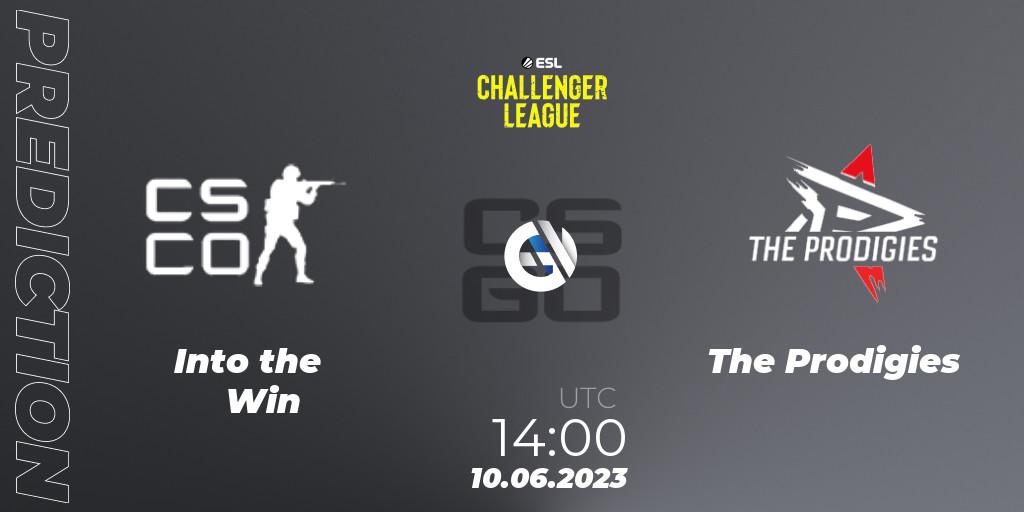Prognose für das Spiel Into the Win VS The Prodigies. 09.06.23. CS2 (CS:GO) - ESL Challenger League Season 45 Europe Relegation