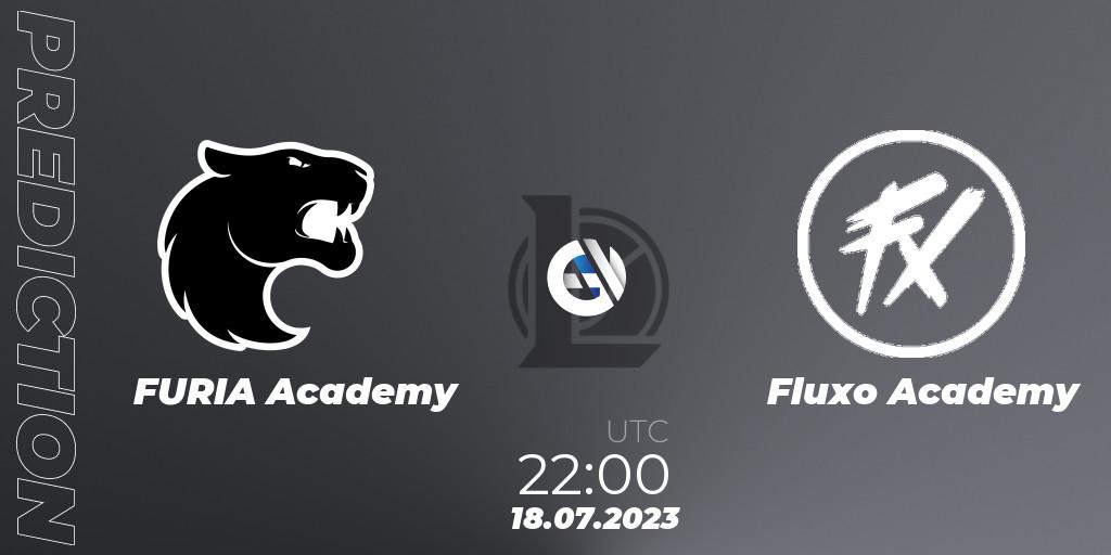 Prognose für das Spiel FURIA Academy VS Fluxo Academy. 18.07.2023 at 22:00. LoL - CBLOL Academy Split 2 2023 - Group Stage