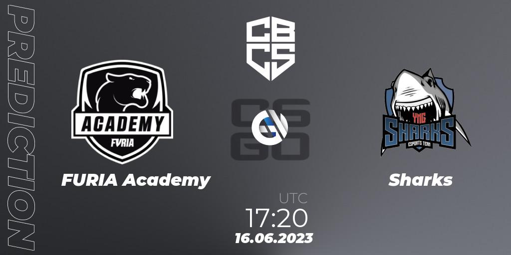 Prognose für das Spiel FURIA Academy VS Sharks. 16.06.23. CS2 (CS:GO) - CBCS 2023 Season 1