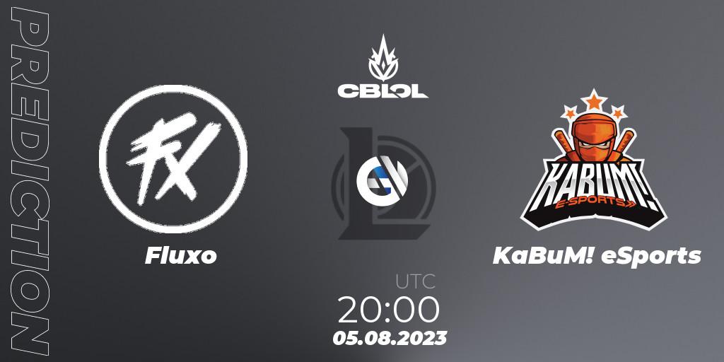 Prognose für das Spiel Fluxo VS KaBuM! eSports. 05.08.23. LoL - CBLOL Split 2 2023 Regular Season
