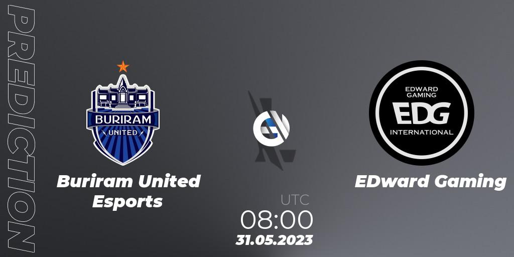 Prognose für das Spiel Buriram United Esports VS EDward Gaming. 31.05.23. Wild Rift - WRL Asia 2023 - Season 1 - Regular Season