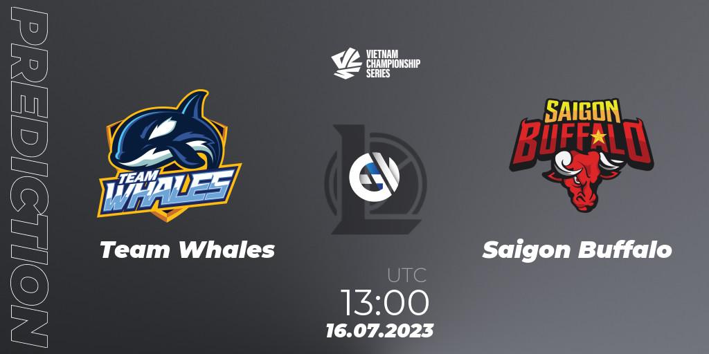 Prognose für das Spiel Team Whales VS Saigon Buffalo. 16.07.23. LoL - VCS Dusk 2023