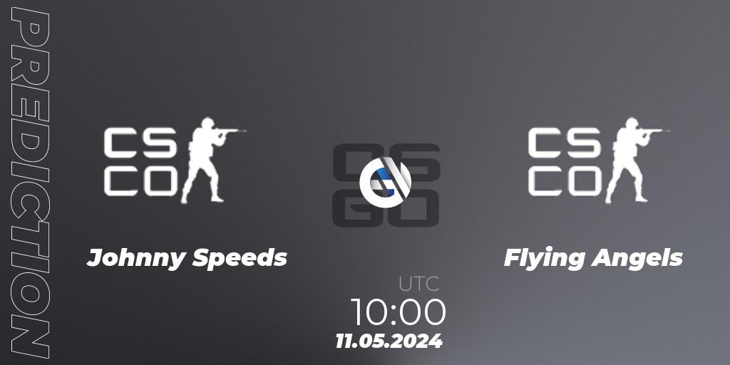 Prognose für das Spiel Johnny Speeds VS Flying Angels. 11.05.2024 at 10:00. Counter-Strike (CS2) - MAX Skills Tournament