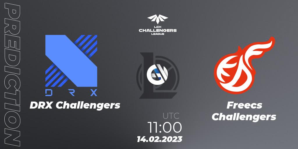Prognose für das Spiel DRX Challengers VS Freecs Challengers. 14.02.2023 at 11:00. LoL - LCK Challengers League 2023 Spring