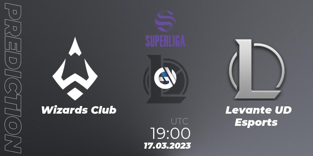 Prognose für das Spiel Wizards Club VS Levante UD Esports. 17.03.2023 at 19:00. LoL - LVP Superliga 2nd Division Spring 2023 - Group Stage