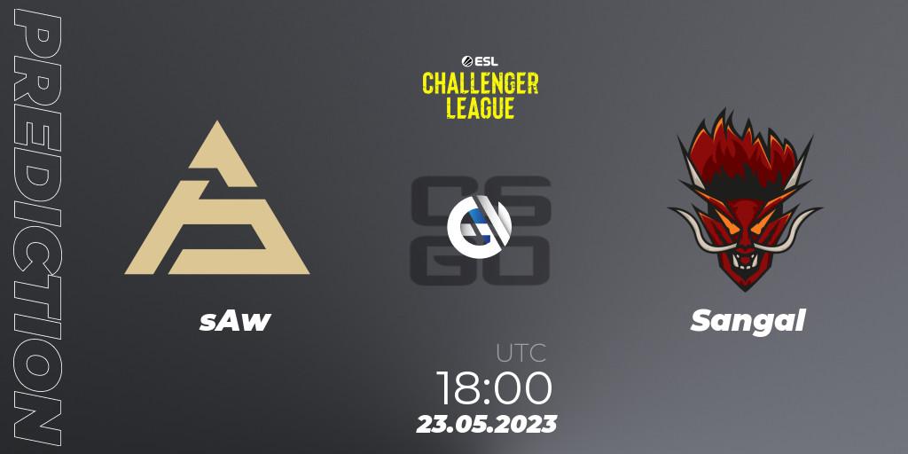 Prognose für das Spiel sAw VS Sangal. 22.05.2023 at 18:00. Counter-Strike (CS2) - ESL Challenger League Season 45: Europe