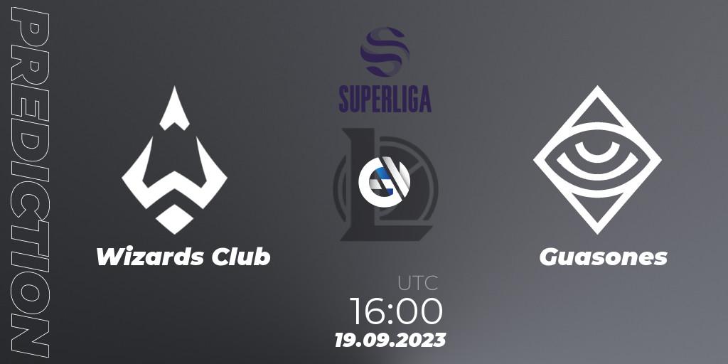 Prognose für das Spiel Wizards Club VS Guasones. 18.09.23. LoL - LVP SuperLiga 2024 - Promotion