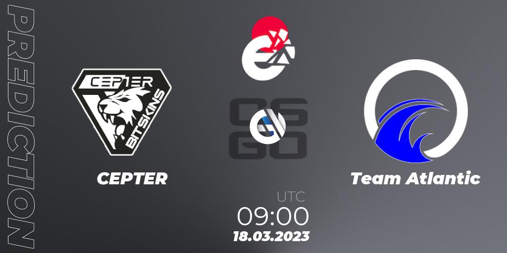 Prognose für das Spiel Alpha Gaming VS Team Atlantic. 18.03.2023 at 09:00. Counter-Strike (CS2) - IESF World Esports Championship 2023: Danish Qualifier