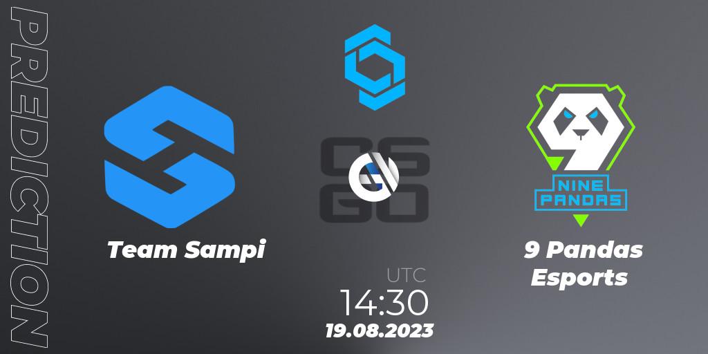 Prognose für das Spiel Team Sampi VS 9 Pandas Esports. 19.08.2023 at 14:30. Counter-Strike (CS2) - CCT East Europe Series #1
