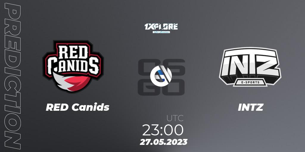 Prognose für das Spiel RED Canids VS INTZ. 29.05.23. CS2 (CS:GO) - 1XPLORE Latin America Cup 1