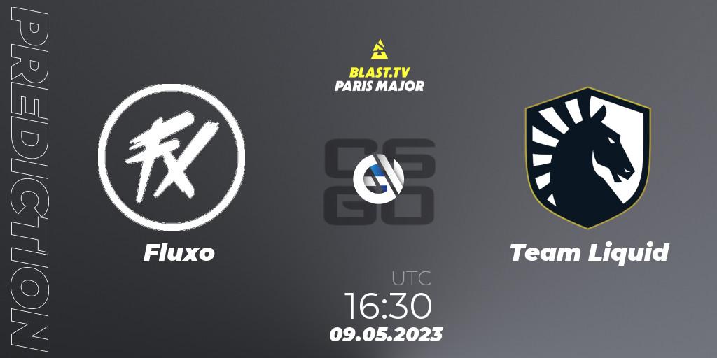 Prognose für das Spiel Fluxo VS Team Liquid. 09.05.2023 at 16:10. Counter-Strike (CS2) - BLAST Paris Major 2023 Challengers Stage